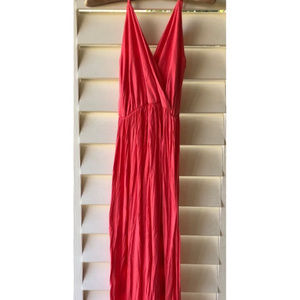 Coral Maxi Summer Dress